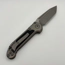 Pre-Owned Microtech Knives LUDT Gen III Apocalyptic Tanto w/ Natural Clear Handle 1136-10APNC