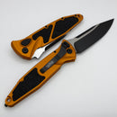 Microtech Socom Elite Auto Black S/E w/ Orange Tangerine Handles 160A-1OT