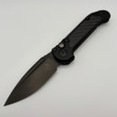 Pre-Owned Microtech Knives LUDT Gen III DLC S/E w/ Carbon Fiber Inlays Signature Series 1135-1DLCTCFIS