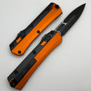 Microtech Glykon Orange Handle w/ Black Bayonet M390MK 184-1OR