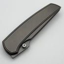Chaves Knives Jake McCoy Disciple Street Stonewash Titanium Integral Handle & Stonewash M390