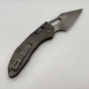 Pre-Owned Microtech Marfione Select Manual Stitch RAM LOK Frag Titanium Handles & Full Serrated Apocalyptic M390MK 169RL-12APFRMS1