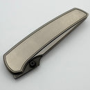 Chaves Knives Jake McCoy Disciple Street Bright Stonewash Titanium Integral Handle & Bright Stonewash DLC M390