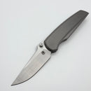Chaves Knives Jake McCoy Disciple Street Stonewash Titanium Integral Handle & Belt Finish M390