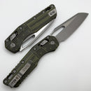 Microtech Knives MSI RAM LOK OD Green Polymer USA Flag & M390MK Apocalyptic 210T-10APPMODFLAG