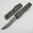 Microtech Ultratech ZBP S/E Apocalyptic Partial Serrated M390MK w/ Natural Clear Handle 1121-11APNC