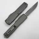 Microtech Ultratech ZBP S/E Apocalyptic Partial Serrated M390MK w/ Natural Clear Handle 1121-11APNC