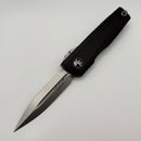 Pre-Owned Microtech Luminary Black Handle w/ Tritium Inlaid Slider & D/E M390MK Signature Series 1270-10S