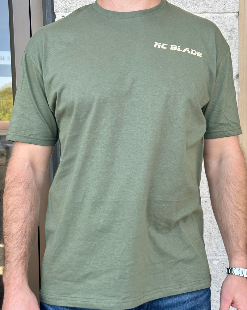 NC Blade Gildan Softstyle Jersey T-Shirt (Green)