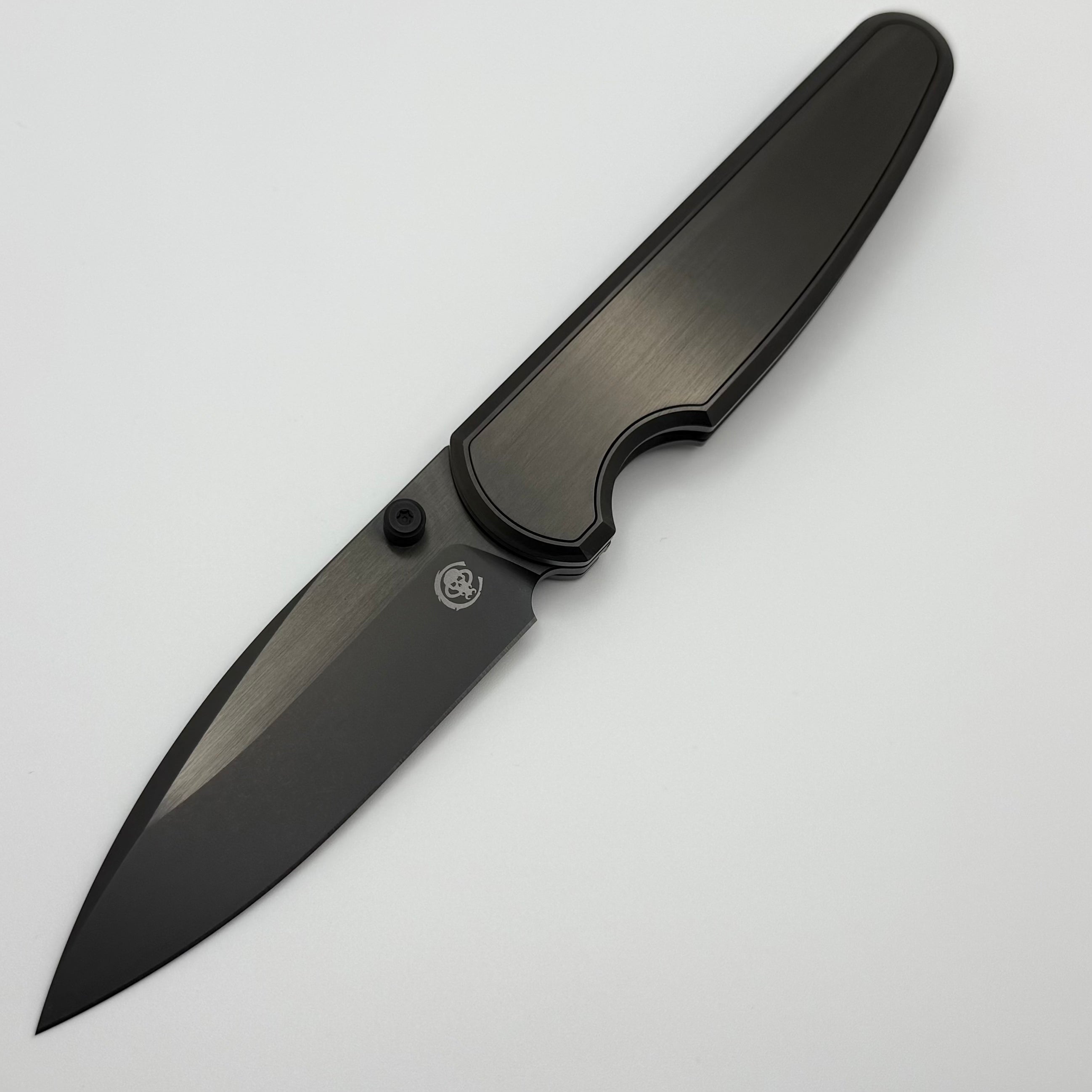 Chaves Knives Brad Blount Phase 229 Black Satin PVD Titanium Integral