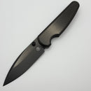 Chaves Knives Brad Blount Phase 229 Black Satin PVD Titanium Integral Handle & Black Satin PVD M390
