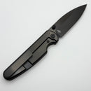 Chaves Knives Brad Blount Phase 229 Black Satin PVD Titanium Integral Handle & Black Satin PVD M390