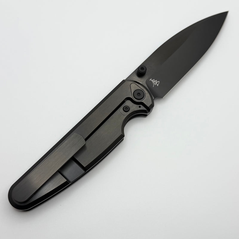 Chaves Knives Brad Blount Phase 229 Black Satin PVD Titanium Integral