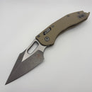 Pre-Owned Microtech Knives Manual Stitch RAM LOK Fluted Tan G-10 & Apocalyptic M390MK 169RL-10APFLGTTA