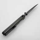 Chaves Knives Brad Blount Phase 229 Black Satin PVD Titanium Integral Handle & Black Satin PVD M390