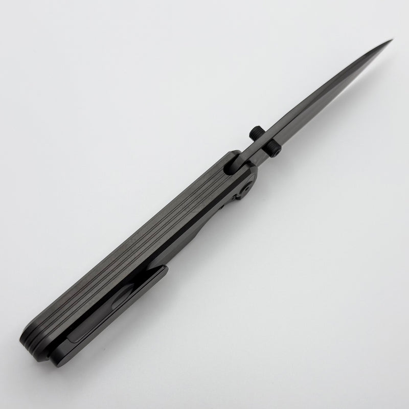 Chaves Knives Brad Blount Phase 229 Black Satin PVD Titanium Integral
