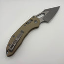 Pre-Owned Microtech Knives Manual Stitch RAM LOK Fluted Tan G-10 & Apocalyptic M390MK 169RL-10APFLGTTA