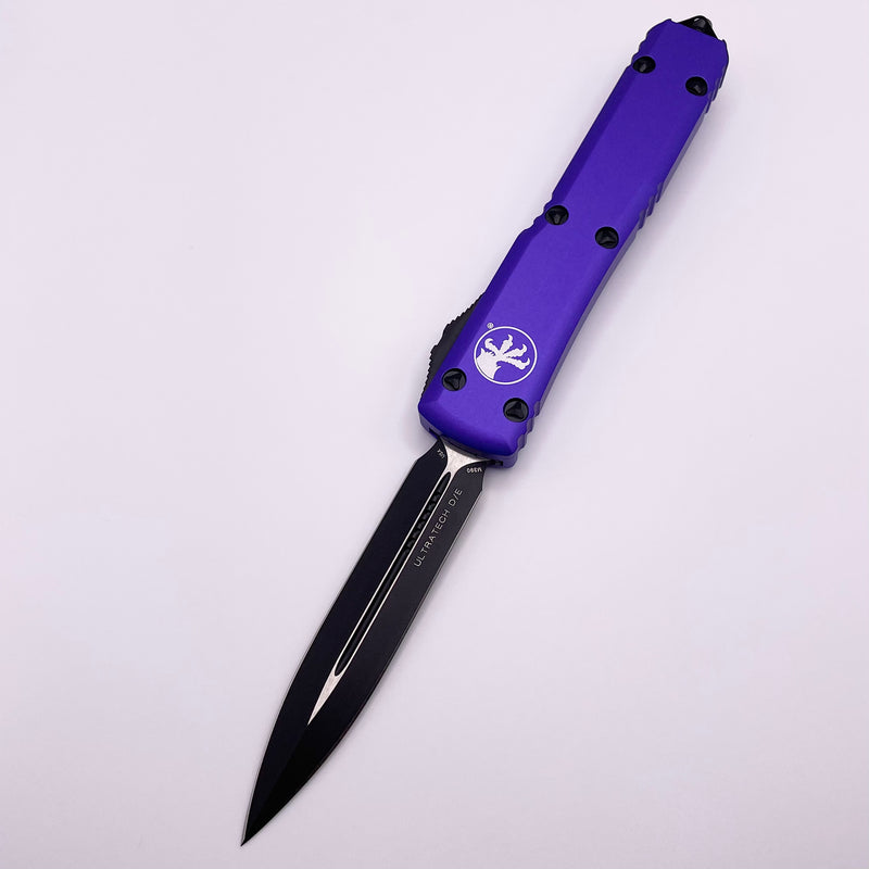 Microtech Ultratech Black Double Edge & Purple 122-1PU Pre Owned