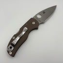 Pre-Owned Spyderco Native 5 Brown G-10 Handles & CPM-15V Sprint Run C41GPBN15V5