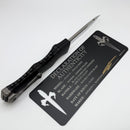 Marfione Custom Halo IV Black Handle w/ Mirror Clip Point M390MK