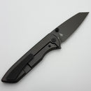 Chaves Knives Brad Blount Arrestor 229 Stonewash Gray PVD Titanium Integral Handle & Stonewash Gray PVD M390