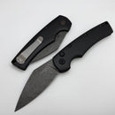 Defiant 7 Seax Auto w/ Aluminum Handles & Boomerang Damascus