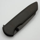 Chaves Knives Brad Blount Arrestor 229 Stonewash Gray PVD Titanium Integral Handle & Stonewash Gray PVD M390