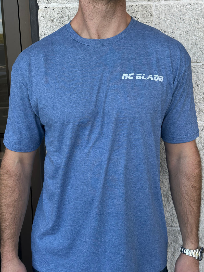 NC Blade Gildan Softstyle Jersey T-Shirt (Blue)