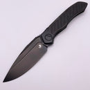 Pre-Owned Microtech ANAX Titanium DLC & Carbon Fiber Inlay 190C-1DLCTCFITI