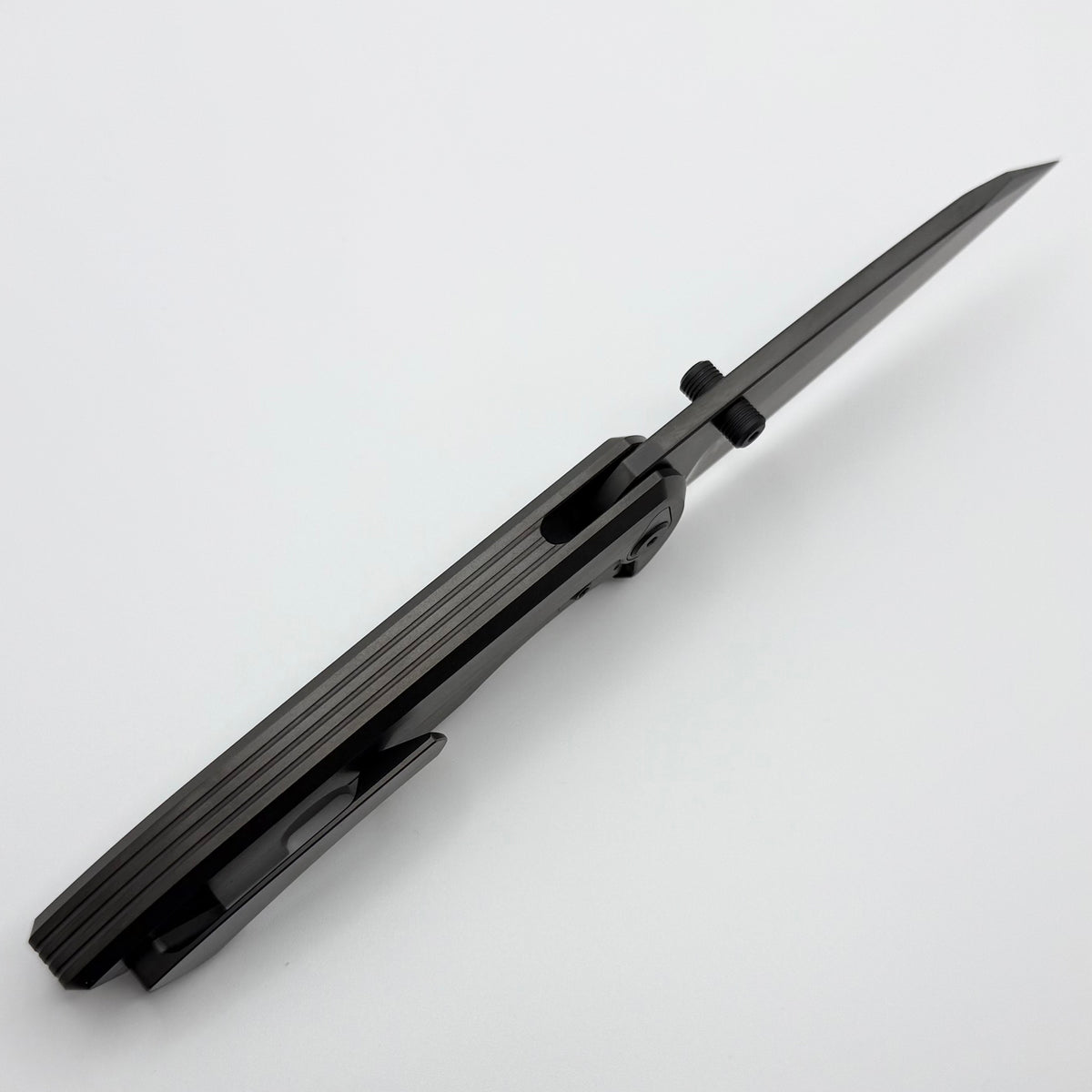 Chaves Knives Brad Blount Arrestor 229 Black Satin PVD Titanium Integr