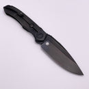 Pre-Owned Microtech ANAX Titanium DLC & Carbon Fiber Inlay 190C-1DLCTCFITI