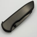 Chaves Knives Brad Blount Arrestor 229 Black Satin PVD Titanium Integral Handle & Black Satin PVD M390