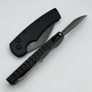 Defiant 7 Seax Auto w/ Aluminum Handles & Boomerang Damascus