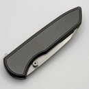 Chaves Knives Brad Blount Arrestor 229 Stonewash Titanium Integral Handle & Belt Finish M390