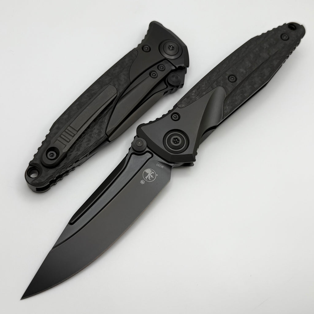 Microtech Knives Socom Bravo DLC Single Edge & Carbon Fiber Microtech Knives Socom Bravo DLC Single Edge & Carbon Fiber