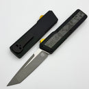 Chaves Dissident w/ Scrooge McDuck Carbon Fiber Inlaid Black Blasted Aluminum Handle & Tanto M390