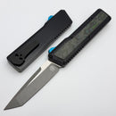 Chaves Dissident w/ Kelp Carbon Fiber Inlaid Black Battle Worn Aluminum Handle & Tanto M390