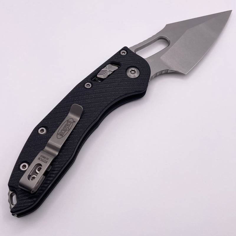 Microtech Knives Manual Stitch RAM LOK Fluted Black G-10 & M390MK 169RL-10FLGTBK Pre Owned