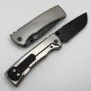 Chaves Knives Redencion 229 Integral w/ Bright Stonewash Titanium & DLC M390 Drop Point