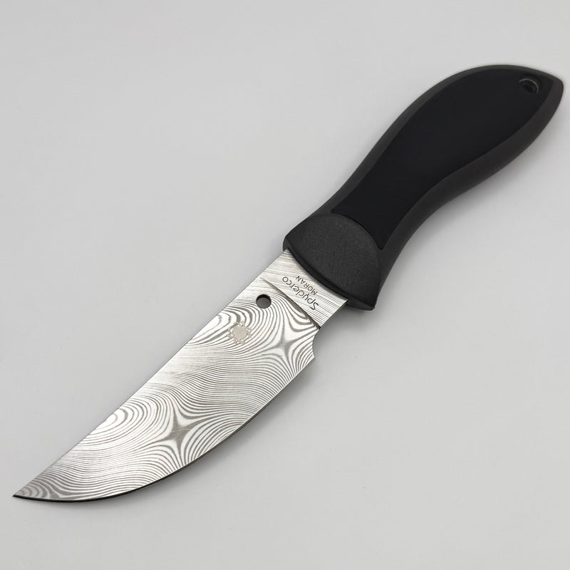 Spyderco Moran w/ Damasteel & FRN/Kraton Handle Fixed Blade Sprint Run FB01PGYD