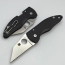 Spyderco MicroJimbo Carbon Fiber Handles & CPM-S90V Sprint Run C264CFP