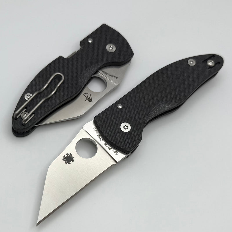 Spyderco MicroJimbo Carbon Fiber Handles & CPM-S90V Sprint Run C264CFP