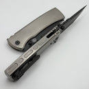 Chaves Knives Redencion 229 Integral w/ Bright Stonewash Titanium & DLC M390 Tanto