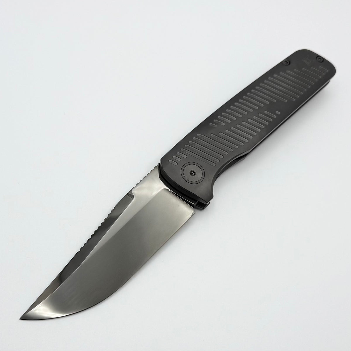 Custom Knife Factory Yeti Gnome 2.0 DLC Titanium & Polished DLC M398