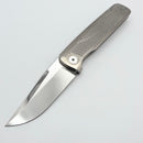 Custom Knife Factory Yeti Gnome 2.0 Polished Titanium & Polished M398