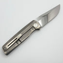 Custom Knife Factory Yeti Gnome 2.0 Polished Titanium & Polished M398