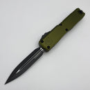 Factory Blem Microtech Ultratech Gen IV D/E Tactical Standard w/ OD Green Handle 11224-1OD