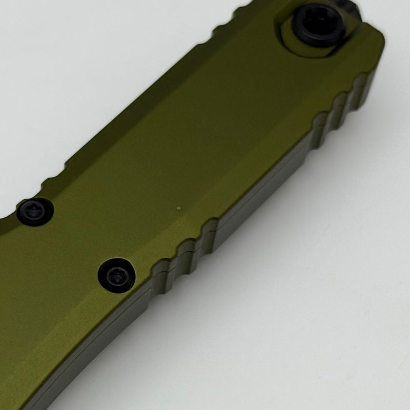 Factory Blem Microtech Ultratech Gen IV D/E Tactical Standard w/ OD Green Handle 11224-1OD