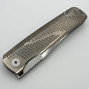 Custom Knife Factory Yeti Gnome 2.0 Polished Titanium & Polished M398