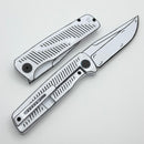 Custom Knife Factory Yeti Gnome 2.0 White Cel Shade Titanium & M398